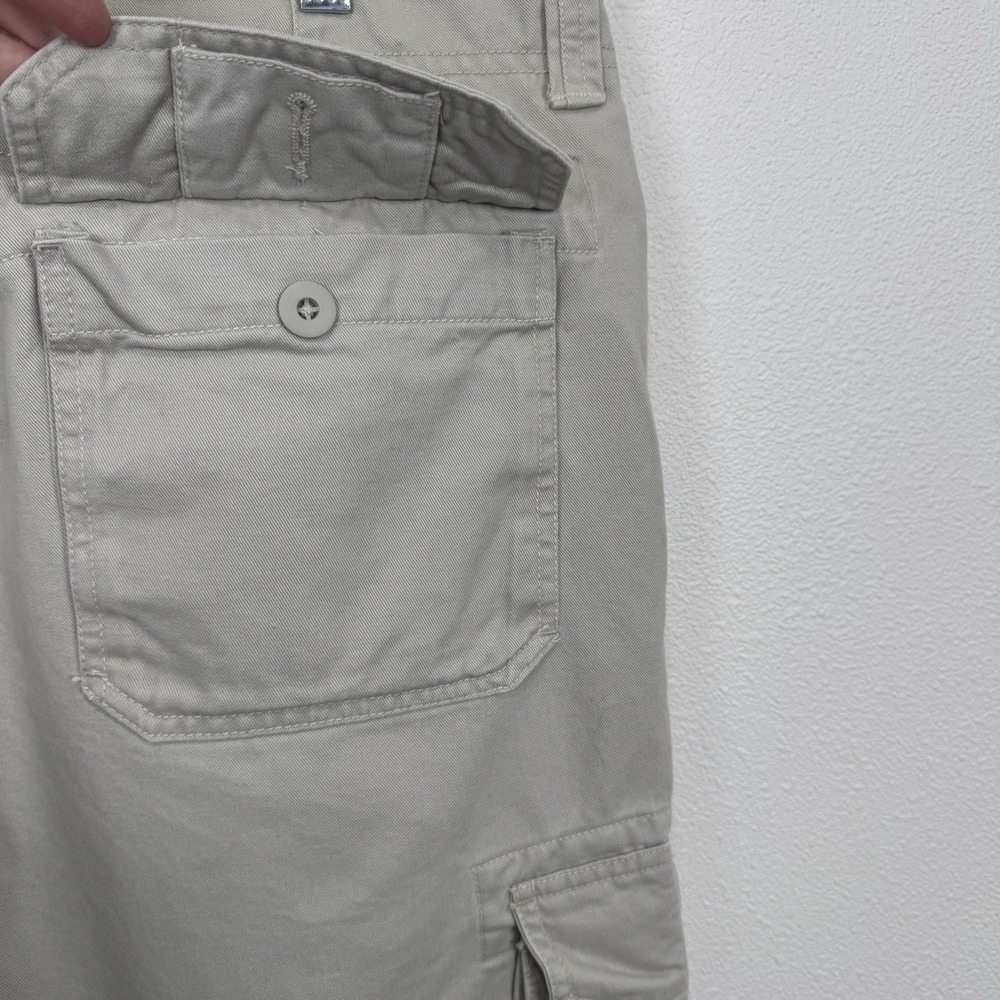 Vintage Y2K GAP Pants Mens 38x30 Beige Khaki Cargo Loose Baggy Wide Skate 2000s - Picture 8 of 16